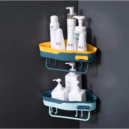 Prateleira de Banheiro e Cozinha Design Moderno e Resistente de Instalação Fácil