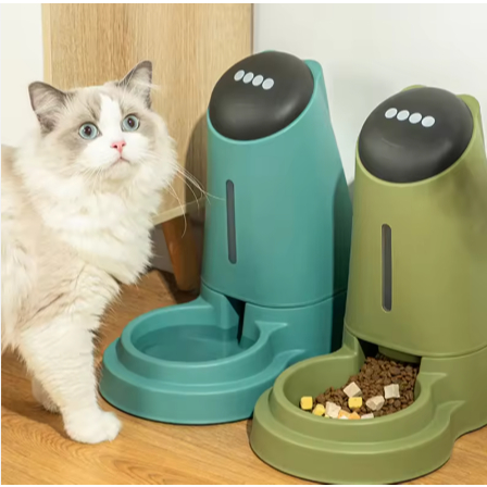 Comedouro Automático para Cães e Gatos – Antiderrapante, Capacidade 3,5L, Prático e Resistente