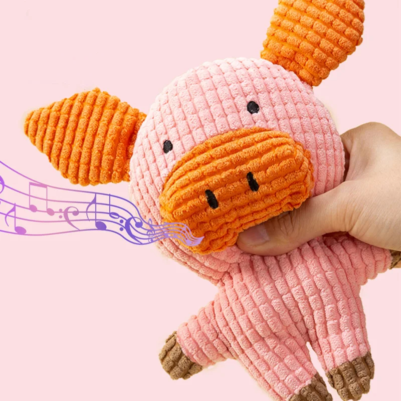 Brinquedo de Pelúcia Big Animais com Apito – Modelos Porco, Coelho, Macaco e Elefante